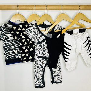Edgy Baby Collection (3 - 6 Months): Five Black And White Items